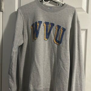 Gray WVU Crewneck